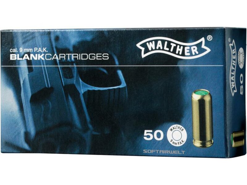 Walther 9 mm Platzpatronen (50 Stück)