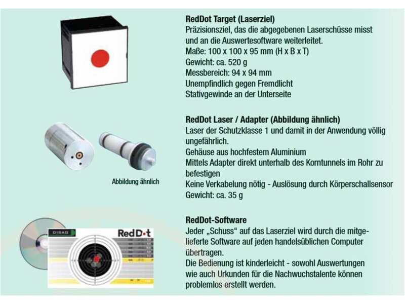 Feinwerkbau Simulator RedDot Komplettset