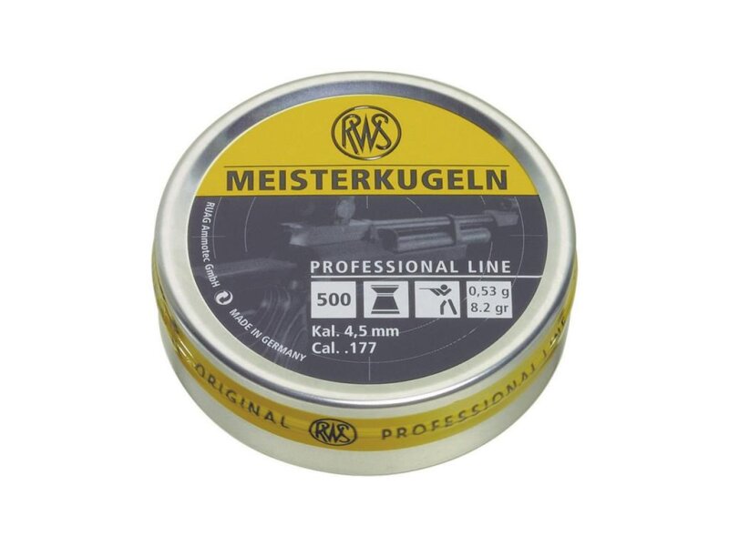 RWS Meisterkugeln, yellow, 500 pellets 4,48 LP