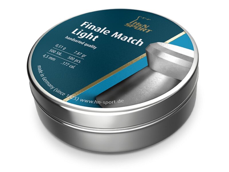 H&N Finale Match Air Pistol pellets, Light 0,51g 4,49