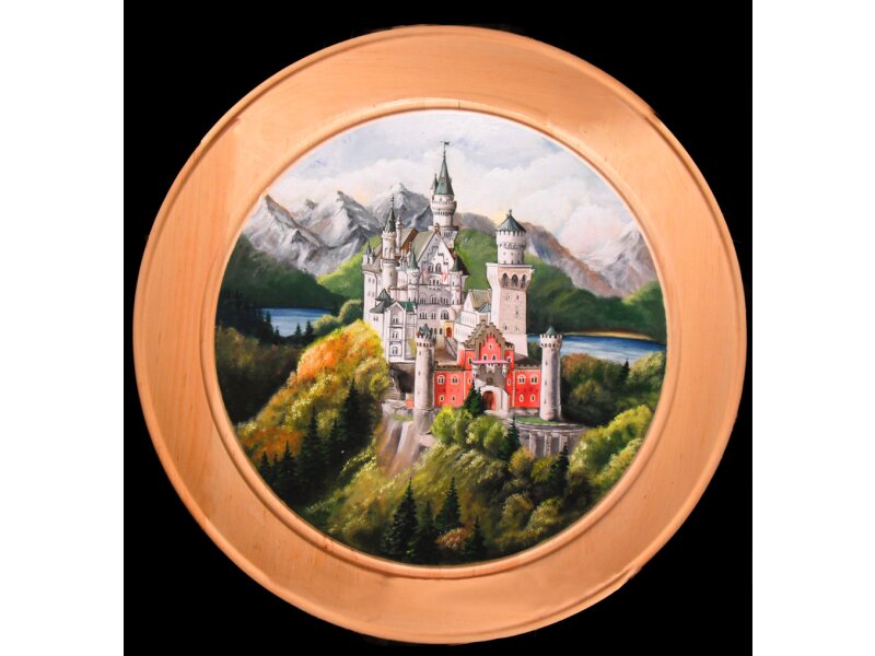 Schützenscheibe 40 cm, Schloss Neuschwanstein