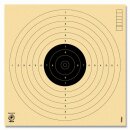 Kr&uuml;ger Air pistol target 17x17, black, 250 Stk.