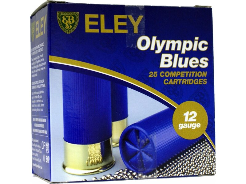Eley Hawk Olympic Blues Trap 12/70 28 gr Schrotpatronen -...