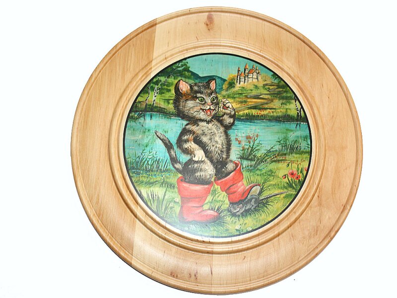 Schützenscheibe 45 cm, Katz und Maus am See