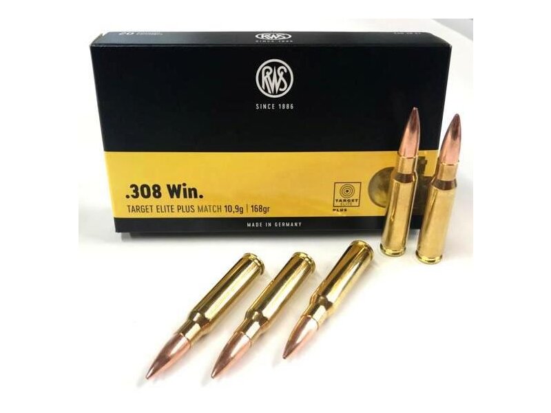 RWS .308Win. TARGET ELITE PLUS, 168gr -  20 St.