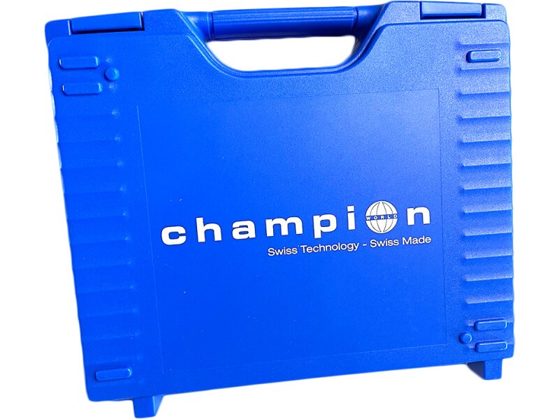 Champion Etui blau - groß 23 x 20 x 5