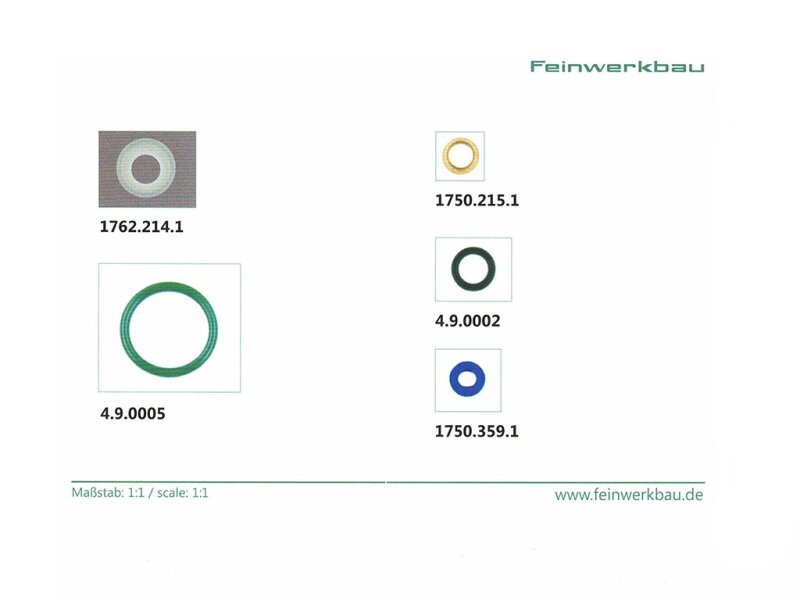 Feinwerkbau seal kits for air rifles - C60