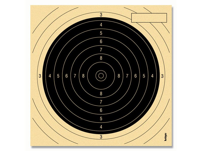Small bore Competition target 1000 Stk. mit DSB-Signum