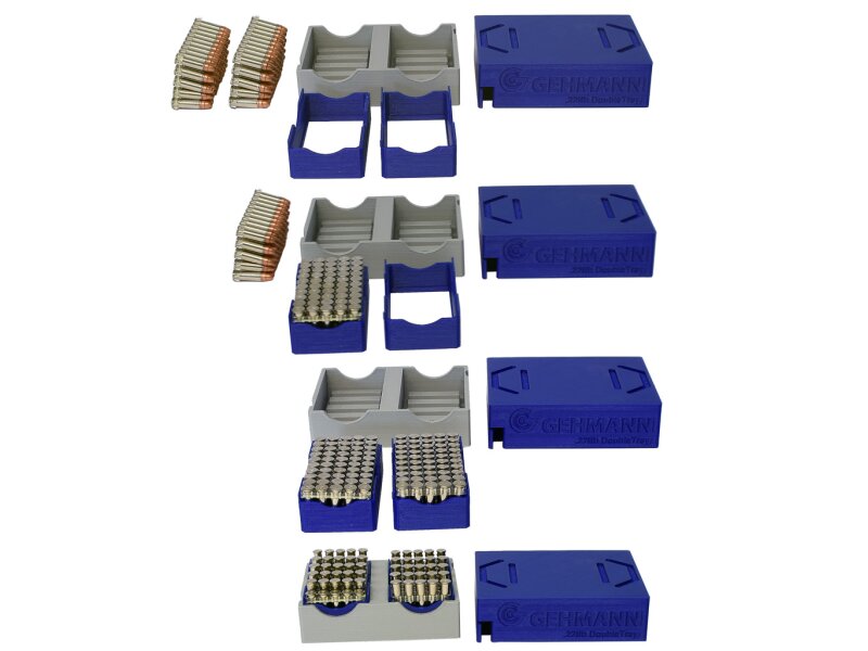 Gehmann Variants catridge box support tray and box .22lfb, 50 Cartridges