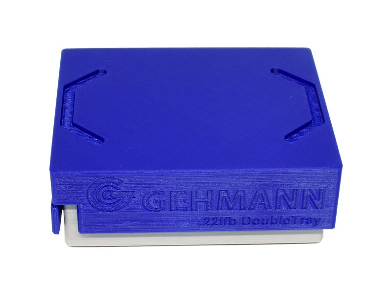 Gehmann Variants catridge box support tray and box .22lfb, 50 Cartridges