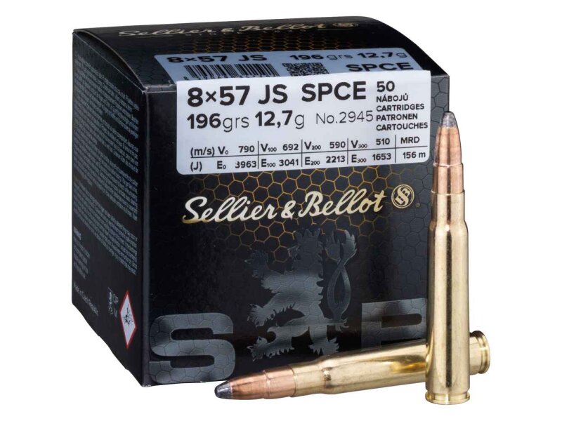 S&B 8x57 IS Teilmantel CE 12,7g/196grs