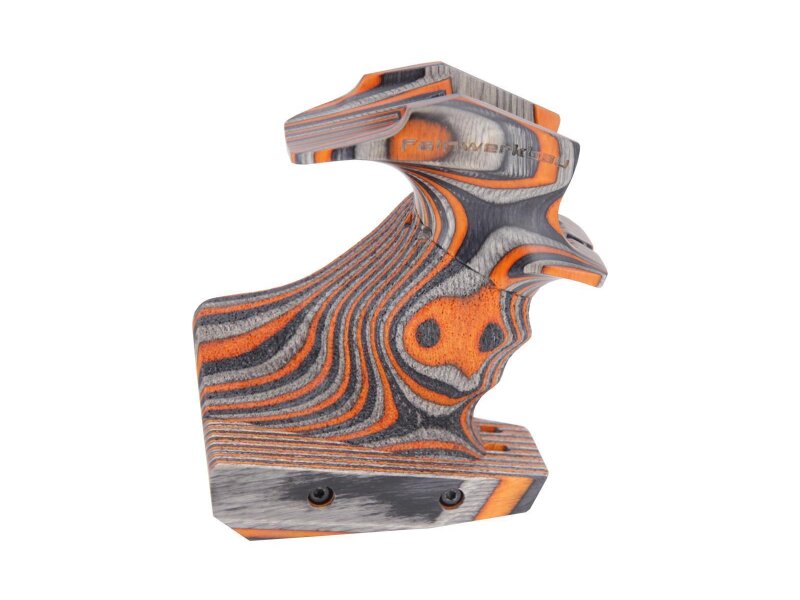 grip for Feinwerkbau air pistol P8X right M orange