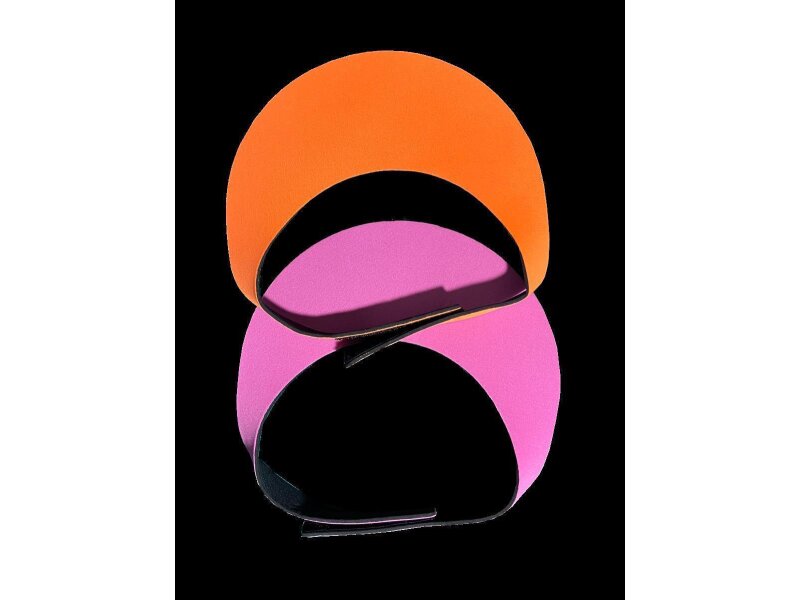 ahg Neopren Cap pink/schwarz