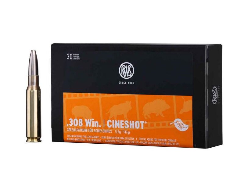 RWS .308Win. CINESHOT Target, 9,5g/147grs. - 30 St.