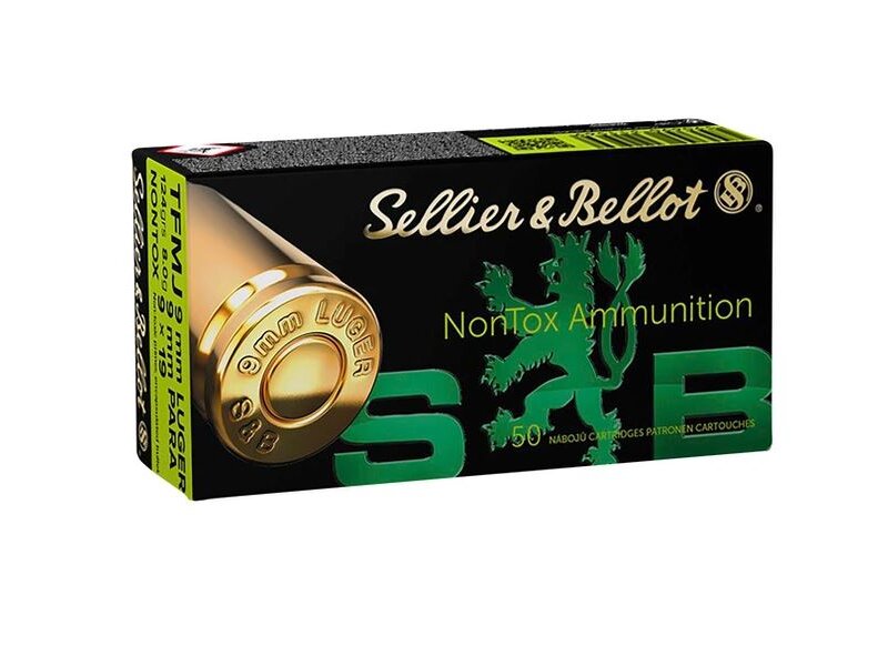 S&B 9mm Luger TFMJ NonTox 8,0g/124grs.