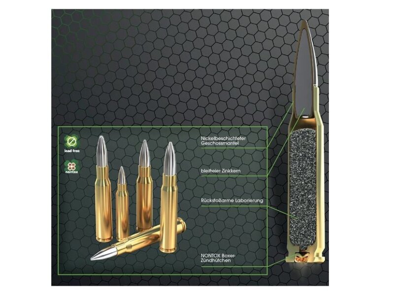 S&B 8x57 IS Screen-Ammo SCR Zink 9,0g/140grs. - 50 Schuss