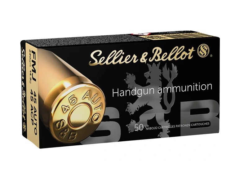 S&B .45 ACP Vollmantel 14,9g/230grs.. - 50St.