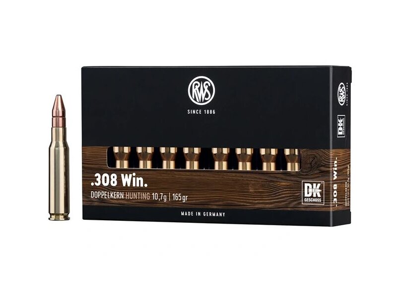 RWS .308Win. DK 10,7g / 165grs - 20St.