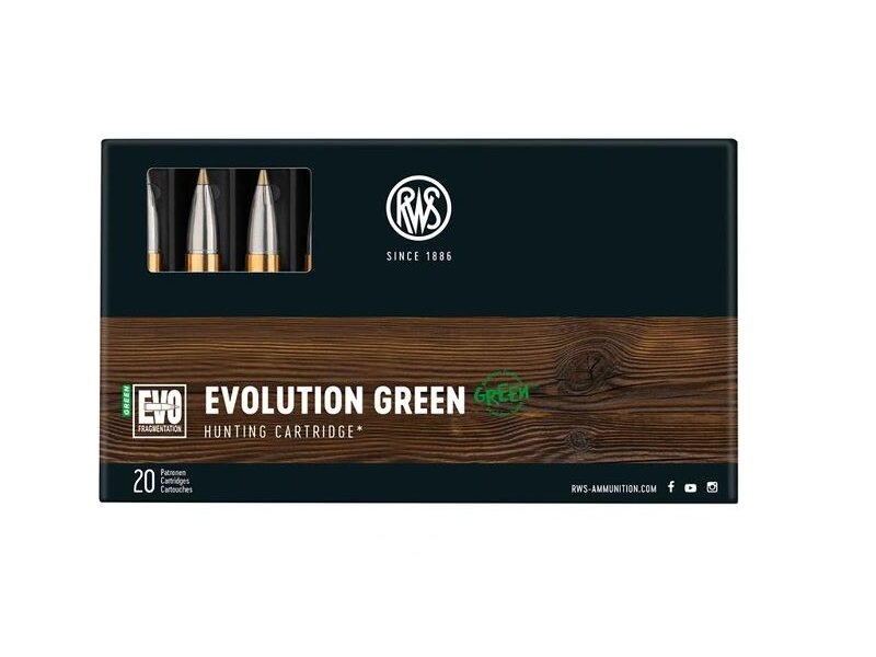 RWS .308Win. Evo Green 9,0g / 139grs. - 20St.