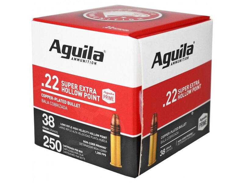 Aguila Super Extra .22 LR CPHP 38 grs. -Bulk 500 Schu