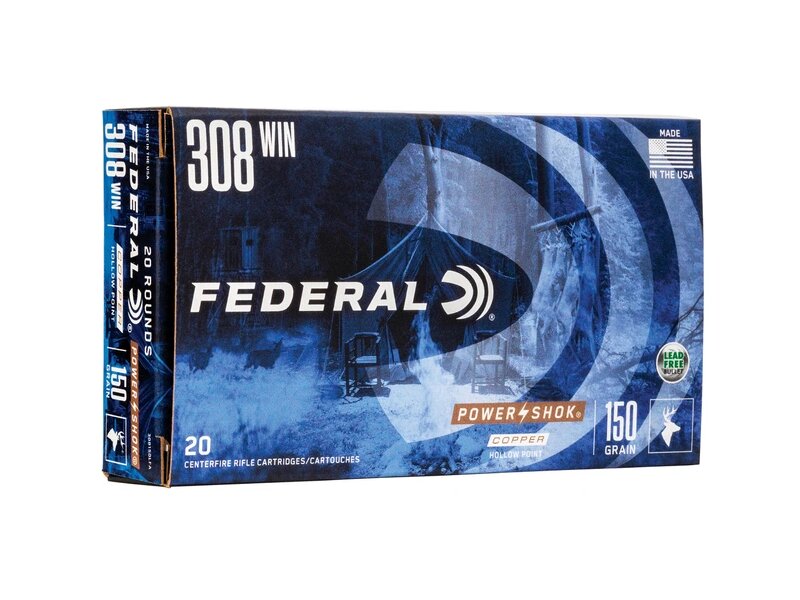 Federal .308Win. TLM Power-Shok 180grs. 20St