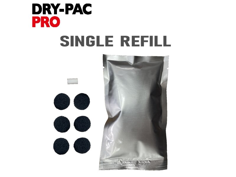 Single refill kit for the Hill Dry-Pac Pro Air Dryer Filter.