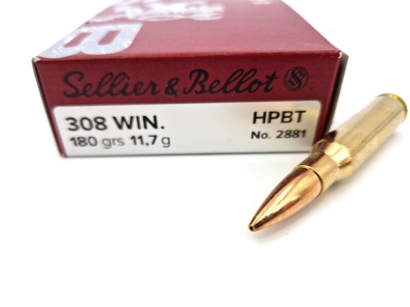 S&B .308 Win. OTM HPBT 11,7g/180grs. 20 Schuss