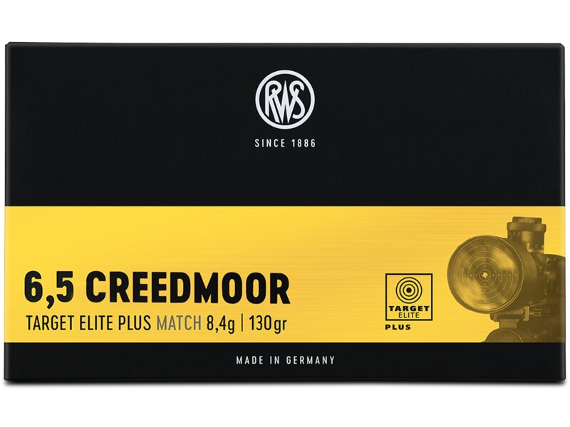 RWS 6,5 Creedmoor Target Elite Plus 8,4g/130gr  HPBT 20 Schuß