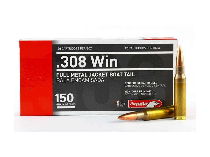 Aguila .308Win FMJBT 150grs - 20St.